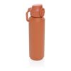 Botella deportiva Via RCS Re-steel con tapa bloqueable 600ML naranja | sin montaje de publicidad | no disponible | no disponible