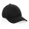 Gorra 6 paneles tejido jaspeado reciclado Milo AWARE™200 gr negro | sin montaje de publicidad | no disponible | no disponible | no disponible