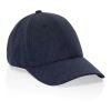 Gorra 6 paneles tejido jaspeado reciclado Milo AWARE™200 gr azul marino | sin montaje de publicidad | no disponible | no disponible | no disponible
