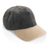 Gorra algodón bicolor 270 g/m² con 6 paneles BEAU AWARE™ negro | sin montaje de publicidad | no disponible | no disponible | no disponible