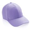 Gorra Impact 6 paneles 280gr de algodón reciclado Lavanda | sin montaje de publicidad | no disponible | no disponible | no disponible