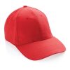 Gorra Impact 6 paneles 280gr de algodón reciclado Rojo Delicioso | sin montaje de publicidad | no disponible | no disponible | no disponible