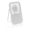 Ventilador escritorio recargable plástico reciclado Aervina Blanco | sin montaje de publicidad | no disponible | no disponible