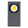 Luz de trabajo de bolsillo USB de plástico reciclado Gear X gris-negro | sin montaje de publicidad | no disponible | no disponible