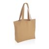 Bolsa compra de lona Impact Aware™ de 240 g/m² con bolsillo marron