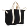 Bolsa playa BEAU AWARE™ lona reciclada 400 g/m² asa lateral negro | sin montaje de publicidad | no disponible | no disponible | no disponible