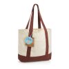 Bolsa tela de algodón reciclado 350 g/m² SHOP LOCAL AWARE™ rojo burdeos