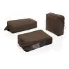 Set cubos organizadores RCS nailon reciclado KENTO URBAN marron
