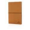 Libreta de cuero reciclado A5 marrón | sin montaje de publicidad | no disponible | no disponible