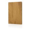 Libreta A5 con estampado de madera Kavana marron | sin montaje de publicidad | no disponible | no disponible