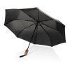 Mini paraguas Kaycey 21" AWARE™ RPET apertura automática negro | sin montaje de publicidad | no disponible | no disponible