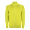 Sudadera de hombre Valier con cremallera completa Fluor Yellow | S