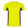 Camiseta deportiva de manga corta para hombre "Shanghai" Estándar | Fluor Yellow-Negro intenso | roly-M | sin montaje de publicidad | no disponible | no disponible | no disponible