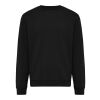 Sudadera de cuello redondo de algodón reciclado Torla IQONIQ negro | XS