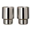 Set 2 tazas de acero inoxidable recicladas VINGA Nagano RCS reflejando | sin montaje de publicidad | no disponible | no disponible