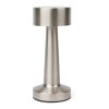 Lámpara de mesa VINGA Maris RCS de ABS reciclado gris plateado | sin montaje de publicidad | no disponible | no disponible