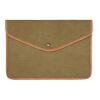 Funda para portátil 14" de lona reciclada VINGA Bosler GRS verde | sin montaje de publicidad | no disponible | no disponible