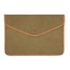 Funda para portátil 16" de lona reciclada VINGA Bosler GRS verde | sin montaje de publicidad | no disponible | no disponible