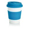 Taza de café PLA azul-blanco | sin montaje de publicidad | no disponible | no disponible