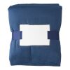 Manta sintética de imitación visón, 100% poliéster azul | sin montaje de publicidad | no disponible | no disponible