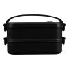 Fiambrera de PP Selwyn negro | sin montaje de publicidad | no disponible | no disponible