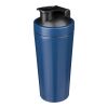 Vaso agitador de acero inox. reciclado (750 ml) Orla azul cobalto | sin montaje de publicidad | no disponible | no disponible