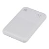 Power Bank de ABS reciclado Tavi blanco | sin montaje de publicidad