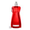 Botella de agua plegable negro