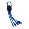 Set de cables de carga 4 en 1 rojo