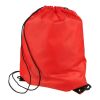 Mochila de cuerdas de poliéster Isolde rosa