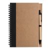Libreta de cartón reciclado Stella negro