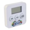 Temporizador de plástico blanco