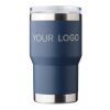 Vaso termo de acero inox. reciclado (350 ml) Ayen azul