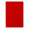 Cuaderno de cartón (aprox. A5). rojo | sin montaje de publicidad | no disponible | no disponible