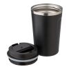 Vaso termo de acero inox. negro | sin montaje de publicidad | no disponible | no disponible