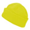Gorro de fibra polar amarillo | sin montaje de publicidad | no disponible | no disponible