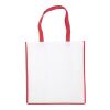 Bolsa non-woven rojo | sin montaje de publicidad | no disponible | no disponible