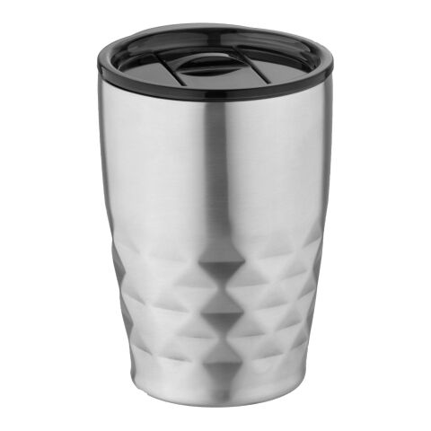 Vaso isotérmico "Geo" Estándar | Plata | sin montaje de publicidad | no disponible | no disponible