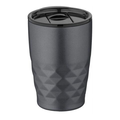 Vaso isotérmico &quot;Geo&quot; Estándar | Gris | sin montaje de publicidad | no disponible | no disponible