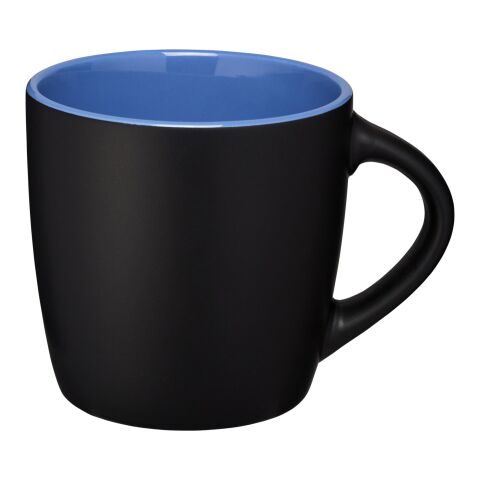 Taza de cerámica &quot;Riviera&quot; Estándar | Negro intenso-Azul | sin montaje de publicidad | no disponible | no disponible