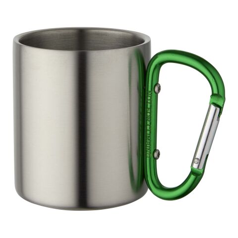 Taza isotérmica con mosquetón "Alps" Verde