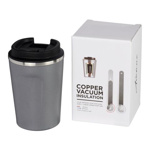 Vaso de cobre al vacío de 360 ml a prueba de fugas "Thor" Estándar | Gris | sin montaje de publicidad | no disponible | no disponible