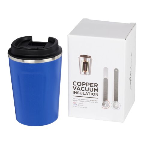 Vaso de cobre al vacío de 360 ml a prueba de fugas &quot;Thor&quot; Estándar | Azul | sin montaje de publicidad | no disponible | no disponible