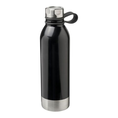 Botella deportiva de acero inoxidable de 740 ml "Perth" Estándar | Negro | sin montaje de publicidad | no disponible | no disponible