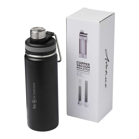 Botella con aislamiento de cobre al vacío de 590 ml “Gessi” Estándar | Negro | sin montaje de publicidad | no disponible | no disponible