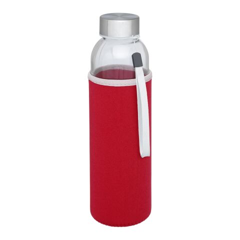 Bidón deportivo de vidrio de 500&nbsp;ml "Bodhi" Estándar | Rojo | no disponible | sin montaje de publicidad | no disponible | no disponible | no disponible