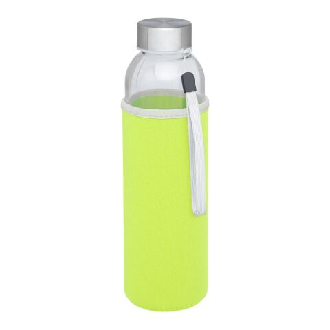 Bidón deportivo de vidrio de 500 ml &quot;Bodhi&quot; Estándar | Verde lima | sin montaje de publicidad | no disponible | no disponible | no disponible
