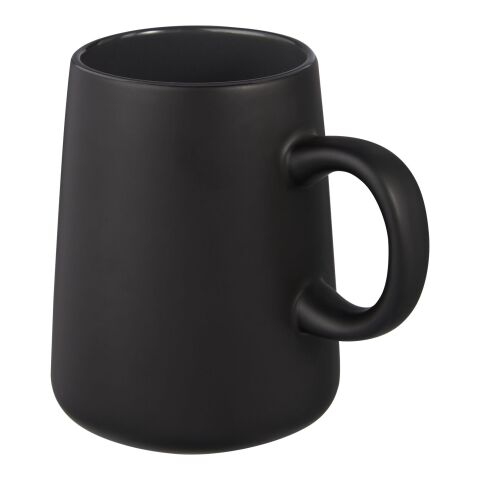 Taza de cerámica de 450&nbsp;ml "Joe" Negro intenso
