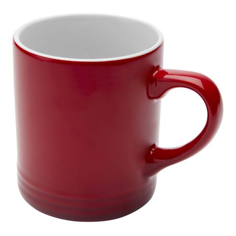 Taza de cerámica de 330 ml &quot;Laguna&quot; Estándar | Rojo | sin montaje de publicidad | no disponible | no disponible