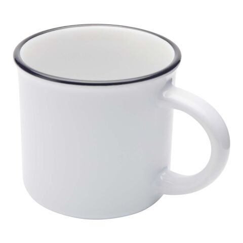 Taza de cerámica de 240 ml &quot;Bari&quot; Estándar | blanco | sin montaje de publicidad | no disponible | no disponible
